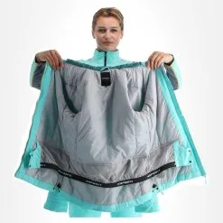 Icepeak, Cathay Ski-jas Dames Turquoise Blauw -Cmp Ski-uitrusting Winkel icepeak cathay aa jas gevoerd dames turquoise blauw 22icepe208v4 BI 05