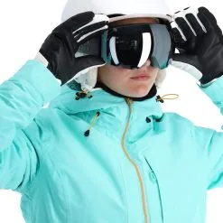 Icepeak, Cathay Ski-jas Dames Turquoise Blauw -Cmp Ski-uitrusting Winkel icepeak cathay aa jas gevoerd dames turquoise blauw 22icepe208v4 BI 06