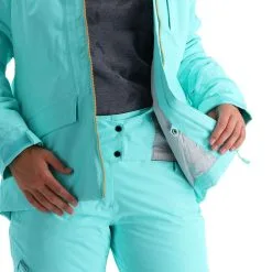 Icepeak, Cathay Ski-jas Dames Turquoise Blauw -Cmp Ski-uitrusting Winkel icepeak cathay aa jas gevoerd dames turquoise blauw 22icepe208v4 BI 07