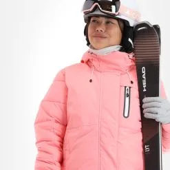 Icepeak, Creola Ski-jas Dames Roze -Cmp Ski-uitrusting Winkel icepeak creola aa jas gevoerd dames roze 22icepe206v2 BI 05