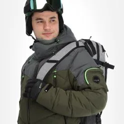 Icepeak, Eastham Ski-jas Heren Dark Olive Groen -Cmp Ski-uitrusting Winkel icepeak eastham aa jas gevoerd heren dark olive groen 22icepe244v3 BI 05