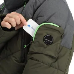 Icepeak, Eastham Ski-jas Heren Dark Olive Groen -Cmp Ski-uitrusting Winkel icepeak eastham aa jas gevoerd heren dark olive groen 22icepe244v3 BI 09