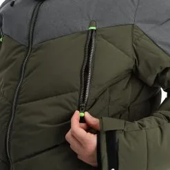 Icepeak, Eastham Ski-jas Heren Dark Olive Groen -Cmp Ski-uitrusting Winkel icepeak eastham aa jas gevoerd heren dark olive groen 22icepe244v3 BI 12