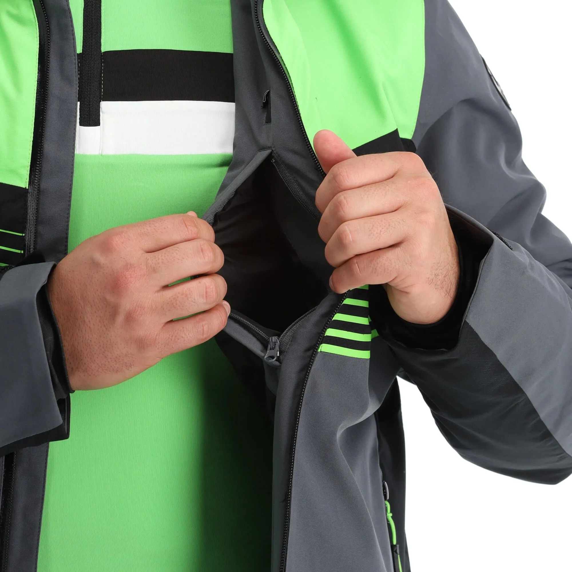 Icepeak, Elkhart Ski-jas Heren Granite Grijs 12 Icepeak, Elkhart Ski-jas Heren Granite Grijs - Afbeelding 12