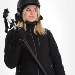 Icepeak, Elsah Ski-jas Dames Zwart -Cmp Ski-uitrusting Winkel icepeak elsah aa jas gevoerd dames zwart 22icepe203v4 BI 05
