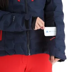 Icepeak, Eminence Ski-jas Dames Dark Blauw -Cmp Ski-uitrusting Winkel icepeak eminence aa jas gevoerd dames dark blauw 22icepe197v4 BI 07
