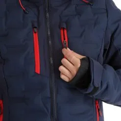 Icepeak, Eminence Ski-jas Dames Dark Blauw -Cmp Ski-uitrusting Winkel icepeak eminence aa jas gevoerd dames dark blauw 22icepe197v4 BI 12