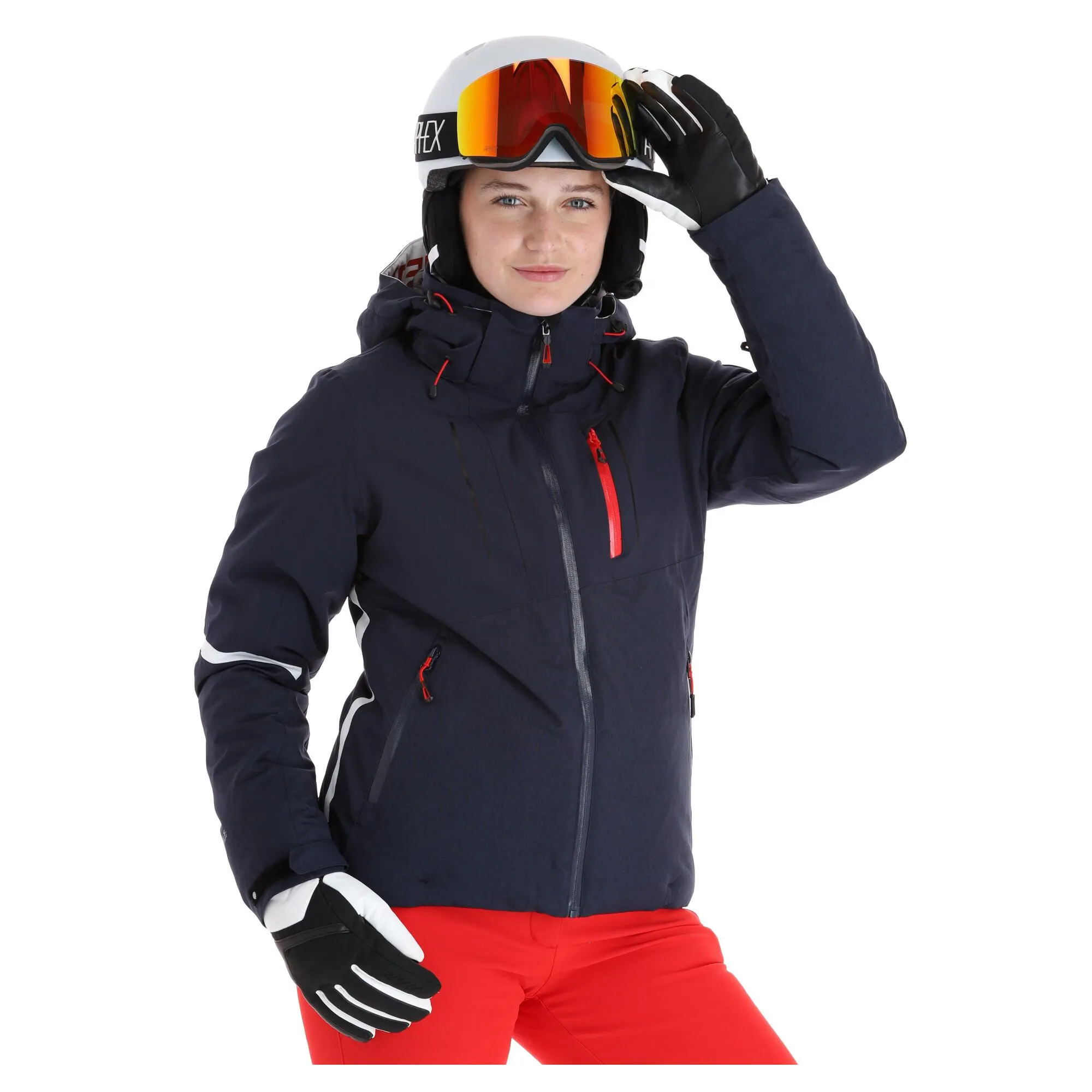 Icepeak, Enoch Ski-jas Dames Dark Blauw 3 Icepeak, Enoch Ski-jas Dames Dark Blauw - Afbeelding 3