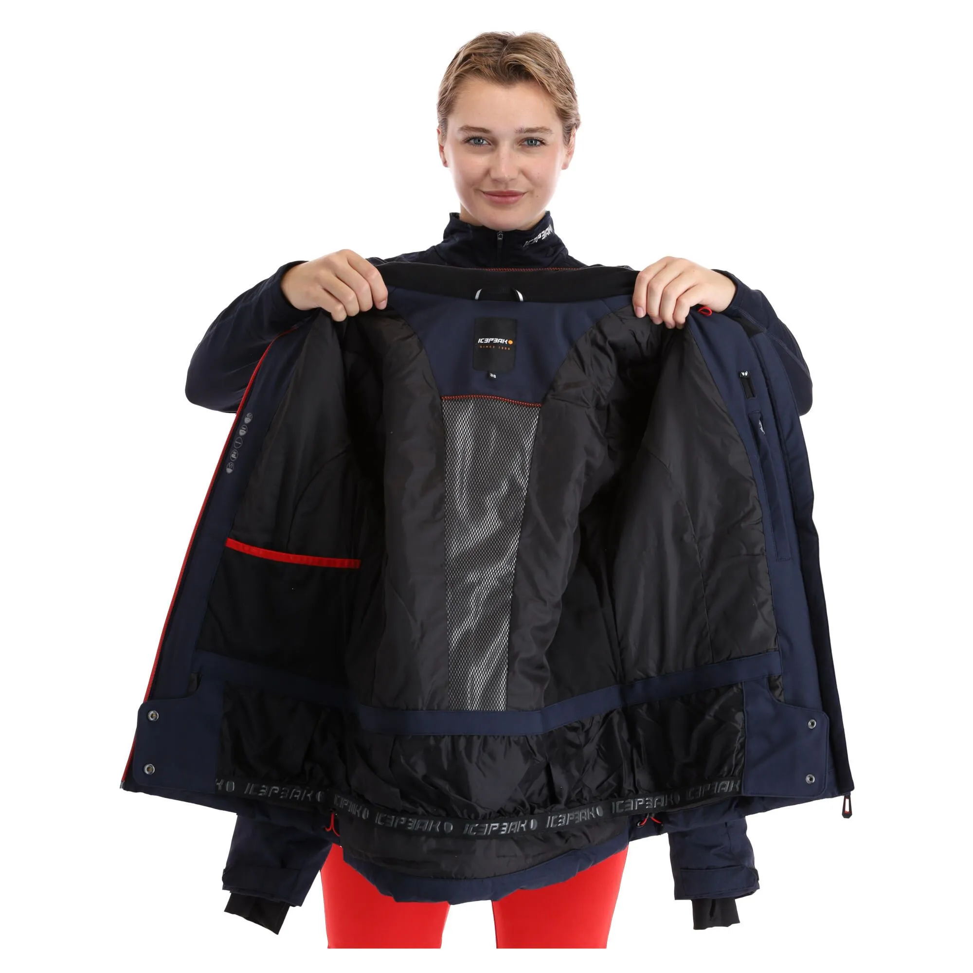 Icepeak, Enoch Ski-jas Dames Dark Blauw 5 Icepeak, Enoch Ski-jas Dames Dark Blauw - Afbeelding 5