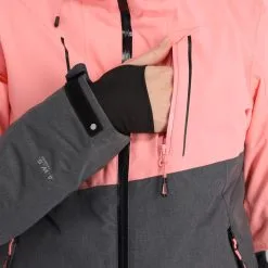 Icepeak, Enoch Ski-jas Dames Roze -Cmp Ski-uitrusting Winkel icepeak enoch aa jas gevoerd dames roze 22icepe198v2 BI 11