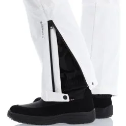 Icepeak, Frechen Softshell Skibroek Kort Model Dames Optic Wit -Cmp Ski-uitrusting Winkel icepeak frechen bc skibroek softshell short model dames optic wit BC21ice139ak BI 07