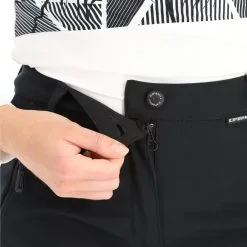 Icepeak, Frechen Softshell Skibroek Kort Model Dames Zwart -Cmp Ski-uitrusting Winkel icepeak frechen bc skibroek softshell short model dames zwart BC21ice139bk BI 06