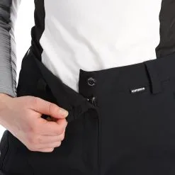 Icepeak, Freyung Skibroek Kort Model Dames Zwart -Cmp Ski-uitrusting Winkel icepeak freyung ba skibroek gevoerd short model dames zwart BA21ice144ak BI 05