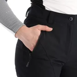 Icepeak, Freyung Skibroek Kort Model Dames Zwart -Cmp Ski-uitrusting Winkel icepeak freyung ba skibroek gevoerd short model dames zwart BA21ice144ak BI 06