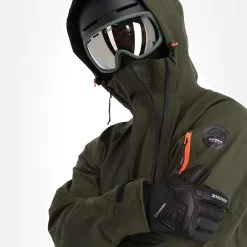 Icepeak, Manteca Ski-jas Heren Dark Olive Groen -Cmp Ski-uitrusting Winkel icepeak manteca aa jas gevoerd heren dark olive groen 22icepe240v1 BI 06