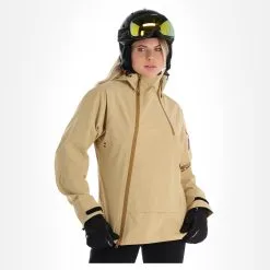 Icepeak, Manteno Hardshell Ski-jas Dames Beige