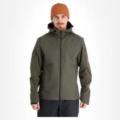 Icepeak, Mikado Softshell Ski-jas Heren Dark Olive Groen