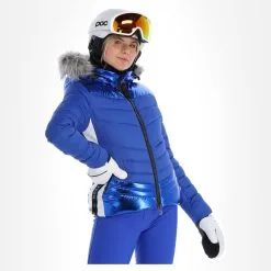 Kelly, Down Jacket Ski-jas Dames Ocean Blauw