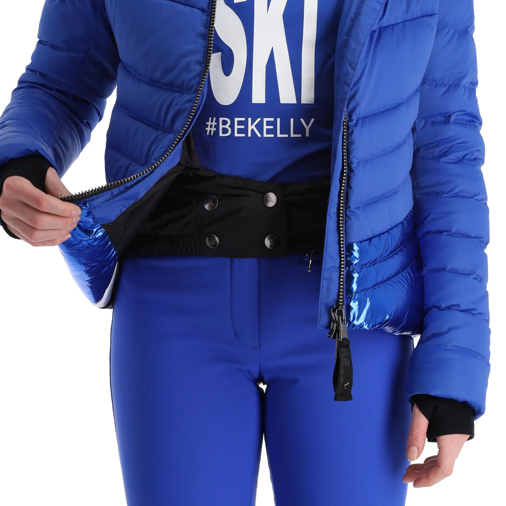 Kelly, Down Jacket Ski-jas Dames Ocean Blauw 8 Kelly, Down Jacket Ski-jas Dames Ocean Blauw - Afbeelding 8
