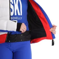 Kelly, Down Jacket Ski-jas Dames Ocean Blauw, Wit 22 Kelly, Down Jacket Ski-jas Dames Ocean Blauw, Wit -Cmp Ski-uitrusting Winkel kelly down jacket aa jas gevoerd dames ocean blauw wit 22kelly102v3 BI 10