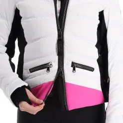 Kelly, Down Jacket Ski-jas Dames Roze, Wit 23 Kelly, Down Jacket Ski-jas Dames Roze, Wit -Cmp Ski-uitrusting Winkel kelly down jacket aa jas gevoerd dames roze wit 22kelly102v2 BI 11