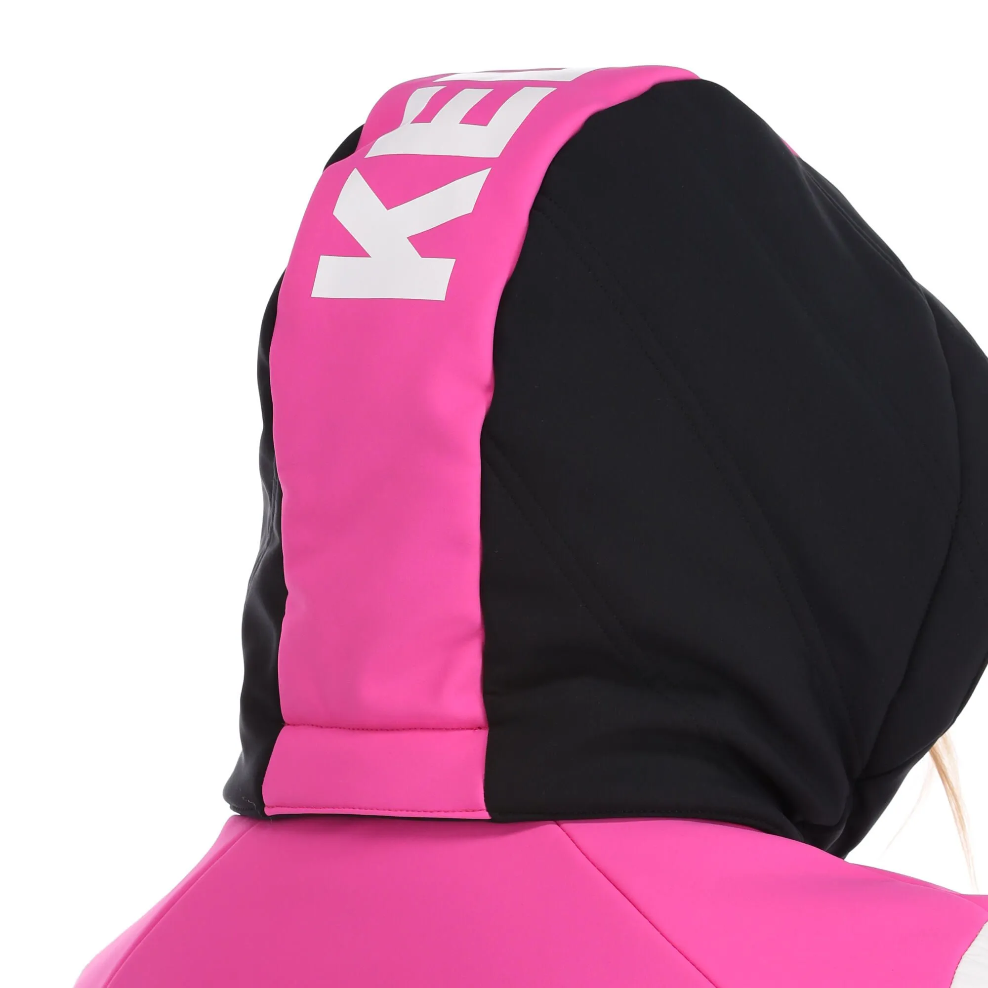 Kelly, Down Jacket Ski-jas Dames Roze, Wit 11 Kelly, Down Jacket Ski-jas Dames Roze, Wit - Afbeelding 11