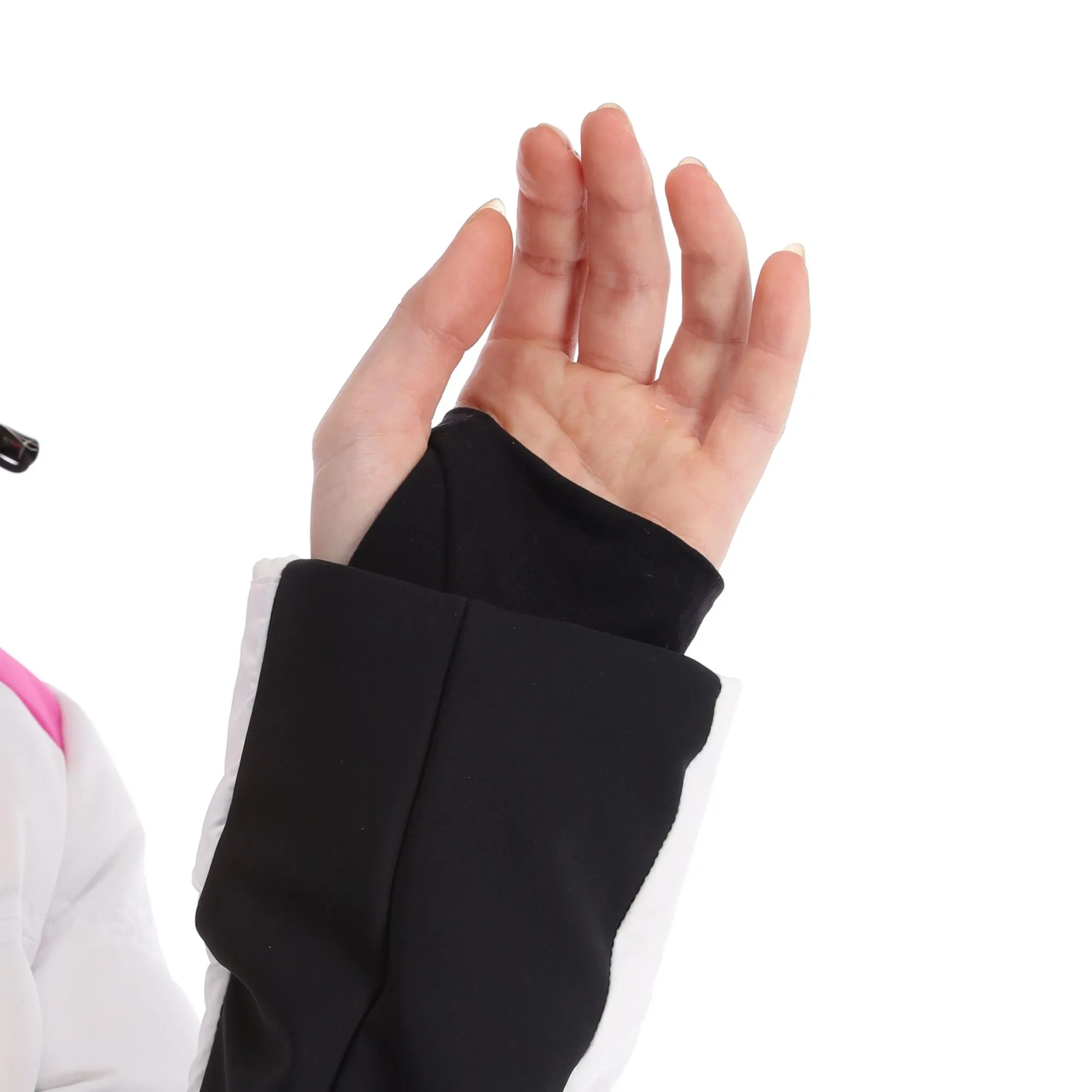 Kelly, Down Jacket Ski-jas Dames Roze, Wit 14 Kelly, Down Jacket Ski-jas Dames Roze, Wit - Afbeelding 14