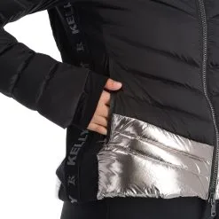 Kelly, Down Jacket Ski-jas Dames Stone Zwart -Cmp Ski-uitrusting Winkel kelly down jacket aa jas gevoerd dames stone zwart 22kelly101v1 BI 12