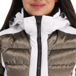 Kelly, Softshell Jacket Softshell Ski-jas Dames Goud, Wit -Cmp Ski-uitrusting Winkel kelly softshell jacket ac softshell jas dames goud wit 22kelly104v4 BI 07