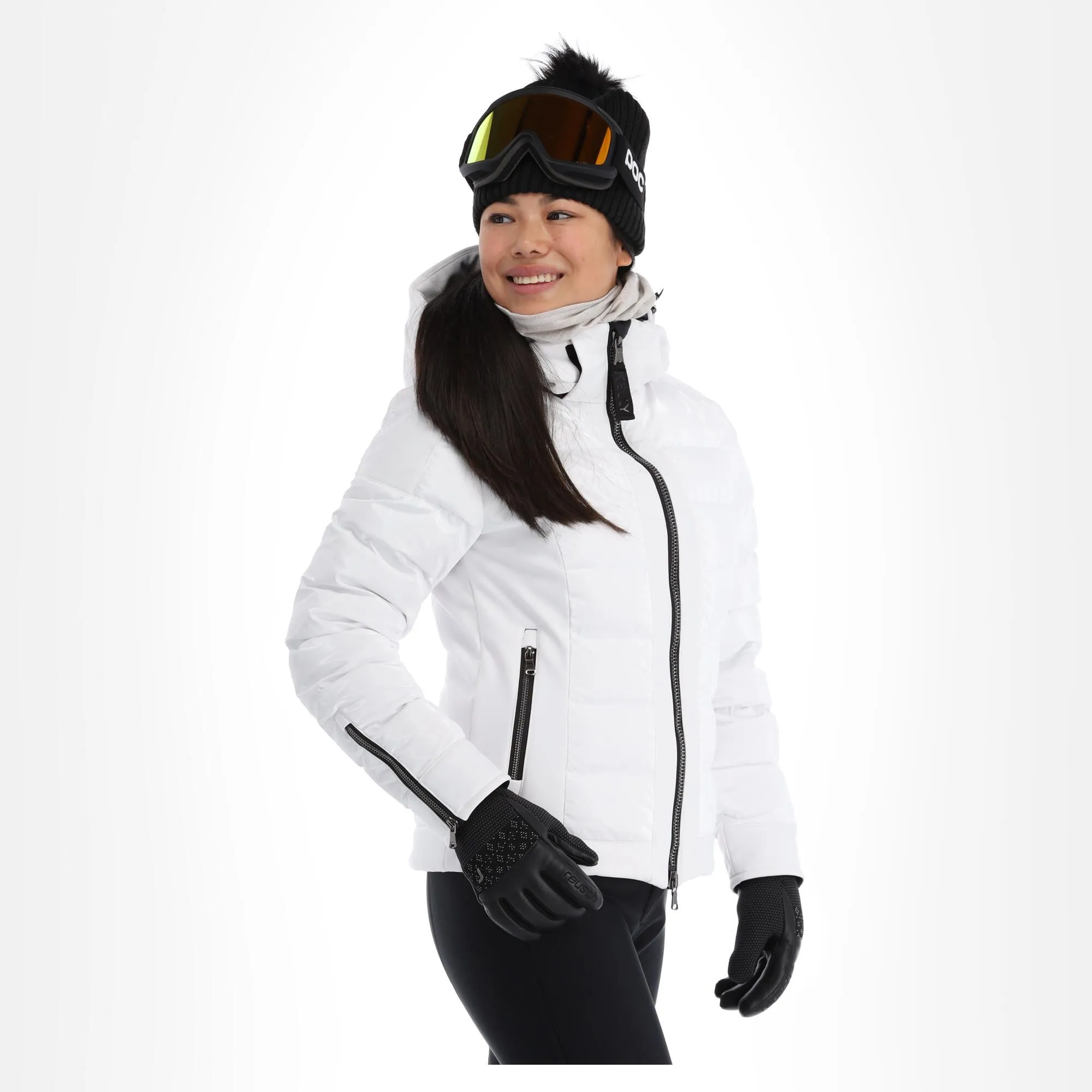 Kelly, Softshell Jacket Softshell Ski-jas Dames Wit 3 Kelly, Softshell Jacket Softshell Ski-jas Dames Wit - Afbeelding 3