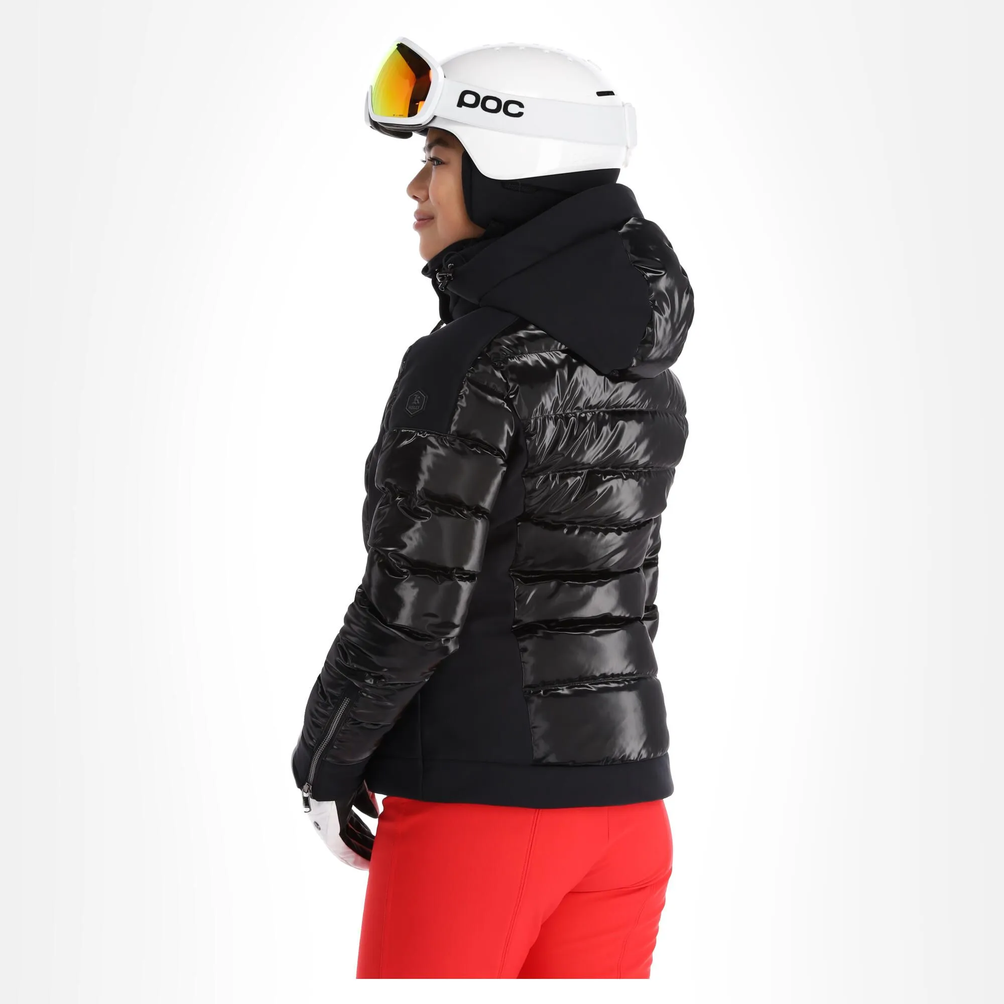 Kelly, Softshell Jacket Softshell Ski-jas Dames Zwart 2 Kelly, Softshell Jacket Softshell Ski-jas Dames Zwart - Afbeelding 2