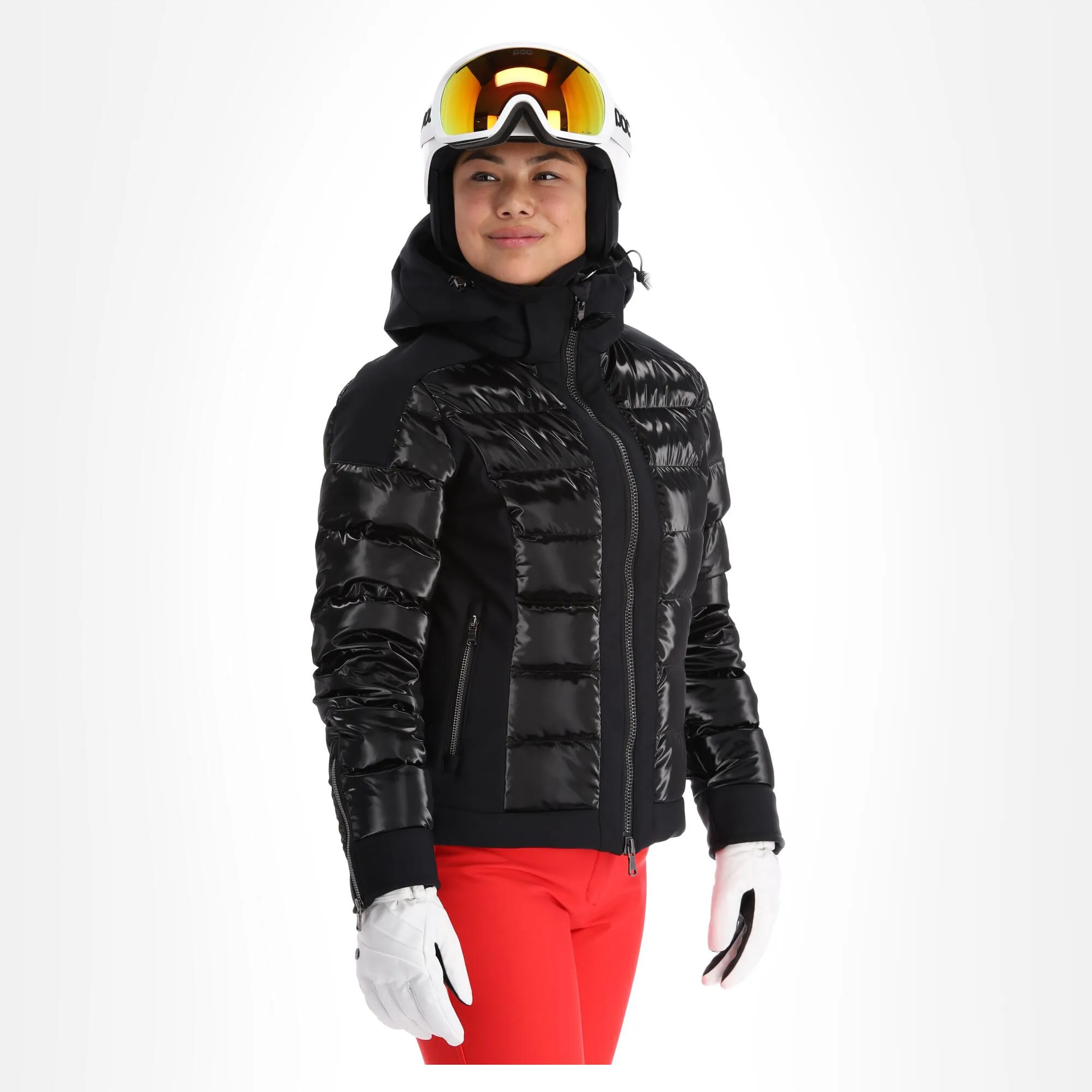 Kelly, Softshell Jacket Softshell Ski-jas Dames Zwart 3 Kelly, Softshell Jacket Softshell Ski-jas Dames Zwart - Afbeelding 3