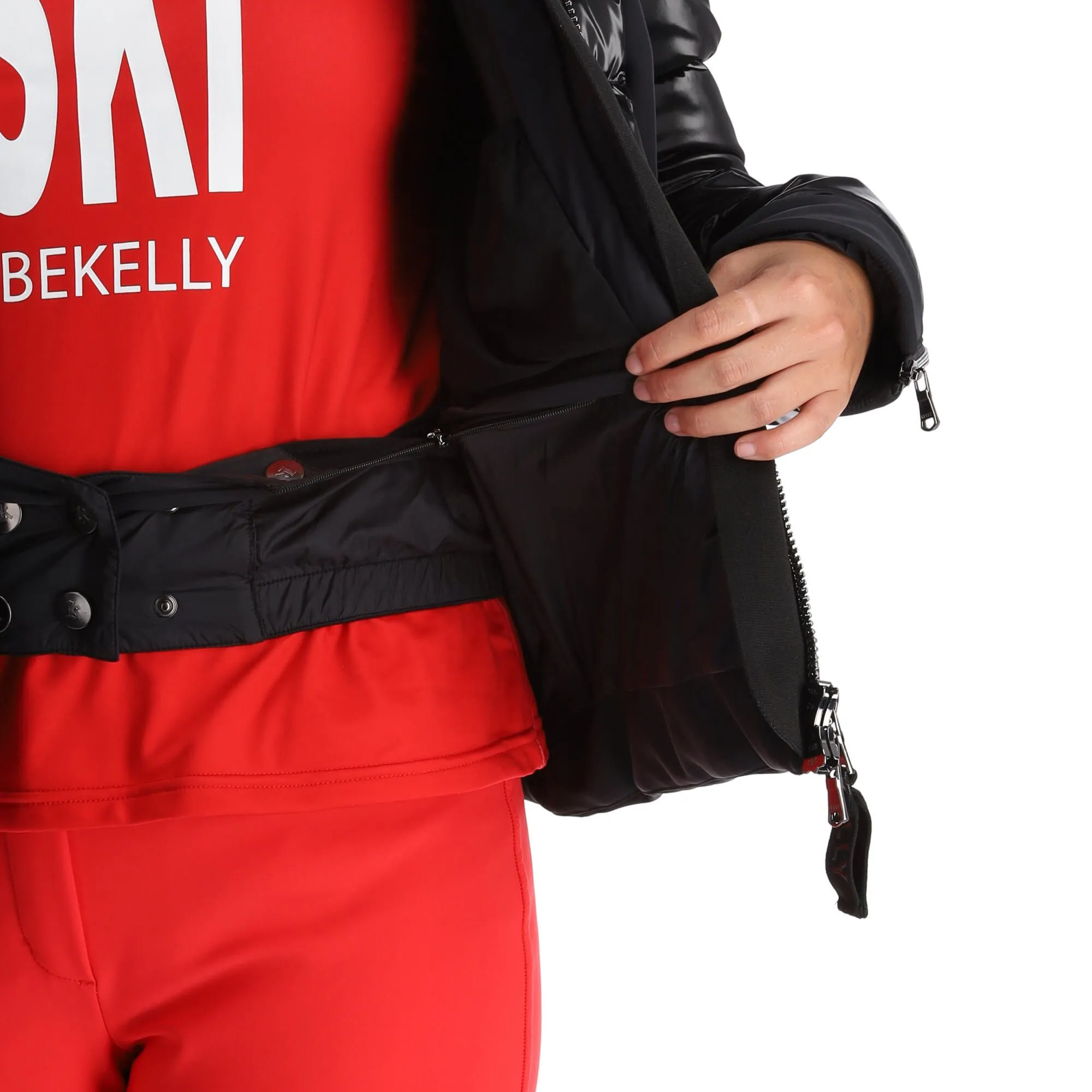 Kelly, Softshell Jacket Softshell Ski-jas Dames Zwart 10 Kelly, Softshell Jacket Softshell Ski-jas Dames Zwart - Afbeelding 10