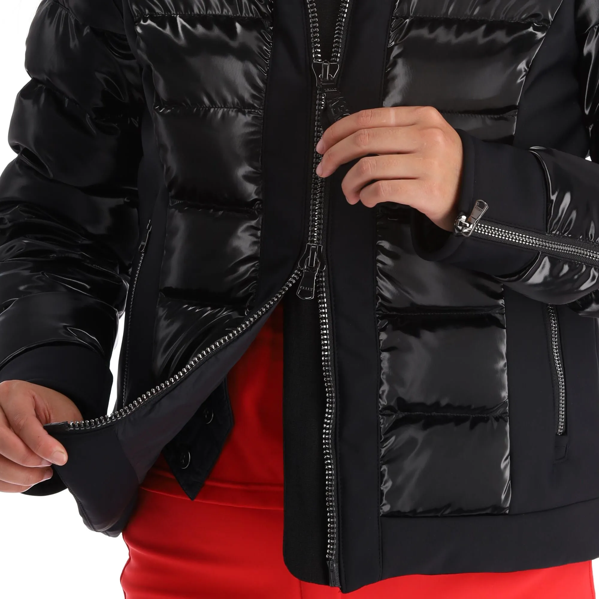 Kelly, Softshell Jacket Softshell Ski-jas Dames Zwart 11 Kelly, Softshell Jacket Softshell Ski-jas Dames Zwart - Afbeelding 11