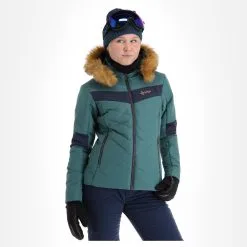 Kilpi, Alisia-W Ski-jas Grote Maten Dames Dark Groen