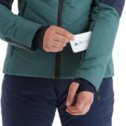 Kilpi, Alisia-W Ski-jas Grote Maten Dames Dark Groen -Cmp Ski-uitrusting Winkel kilpi alisia w aa jas gevoerd plus size dames dark groen 22kilpi126v1 BI 07