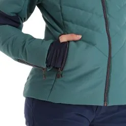 Kilpi, Alisia-W Ski-jas Grote Maten Dames Dark Groen -Cmp Ski-uitrusting Winkel kilpi alisia w aa jas gevoerd plus size dames dark groen 22kilpi126v1 BI 08