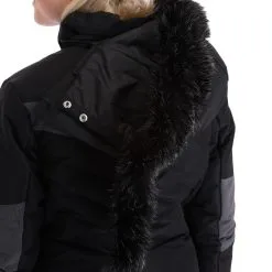 Kilpi, Alisia-W Ski-jas Grote Maten Dames Zwart -Cmp Ski-uitrusting Winkel kilpi alisia w aa jas gevoerd plus size dames zwart 22kilpi126v2 BI 12