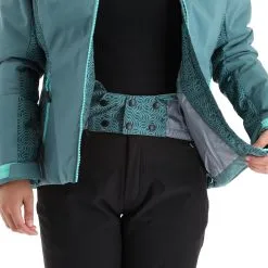 Kilpi, Flip-W Ski-jas Dames Dark Groen -Cmp Ski-uitrusting Winkel kilpi flip w aa jas gevoerd dames dark groen 22kilpi108v2 BI 08