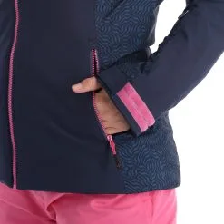 Kilpi, Flip-W Ski-jas Grote Maten Dames Dark Blauw -Cmp Ski-uitrusting Winkel kilpi flip w aa jas gevoerd plus size dames dark blauw 22kilpi127v3 BI 10