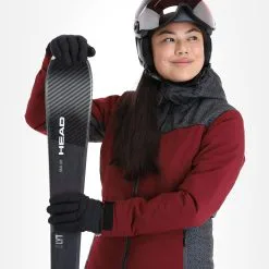 Kilpi, Flip-W Ski-jas Grote Maten Dames Dark Rood -Cmp Ski-uitrusting Winkel kilpi flip w aa jas gevoerd plus size dames dark rood 22kilpi127v1 BI 05