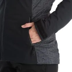 Kilpi, Flip-W Ski-jas Grote Maten Dames Zwart -Cmp Ski-uitrusting Winkel kilpi flip w aa jas gevoerd plus size dames zwart 22kilpi127v2 BI 10