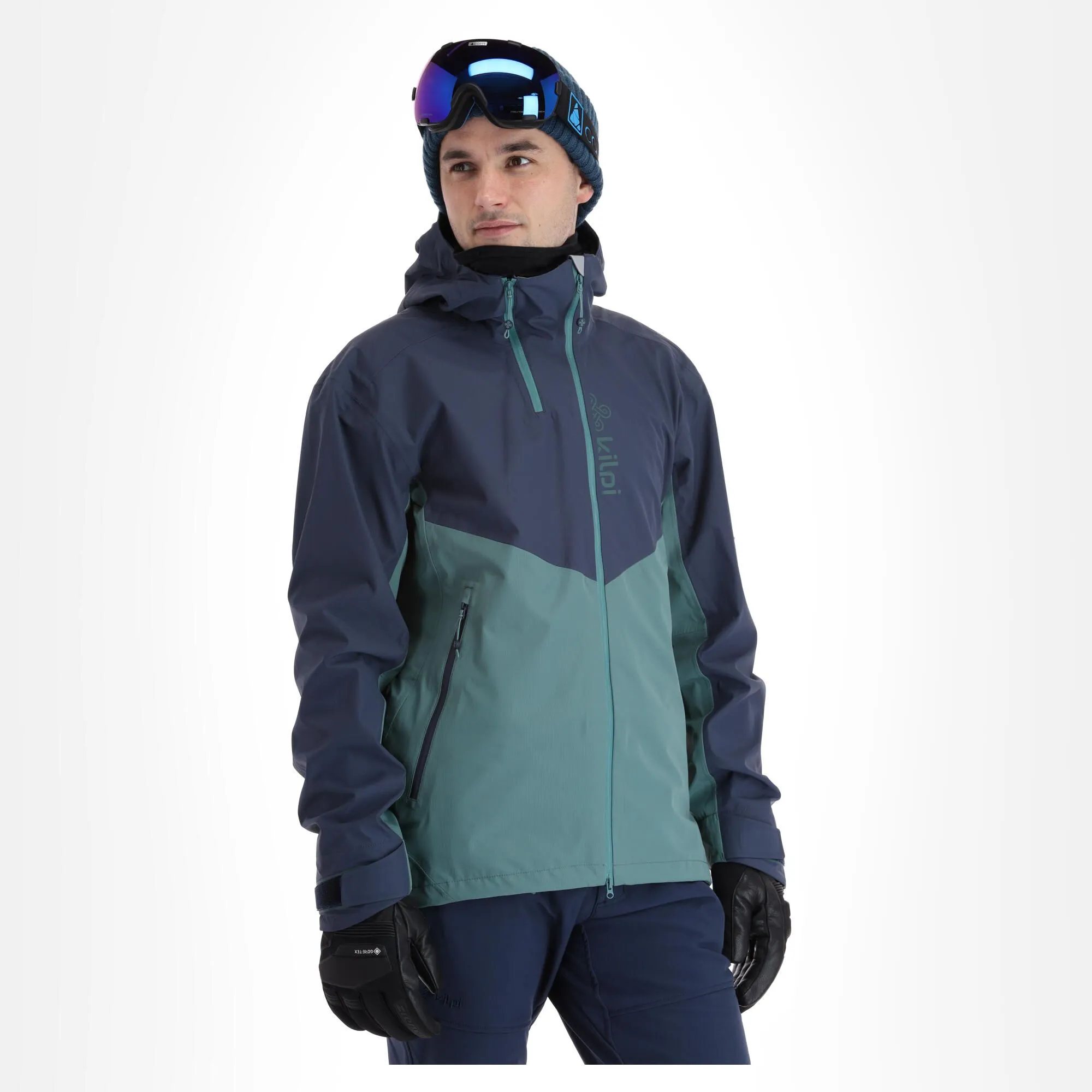 Kilpi, Metrix-M Hardshell Ski-jas Heren Dark Blauw 1 Kilpi, Metrix-M Hardshell Ski-jas Heren Dark Blauw