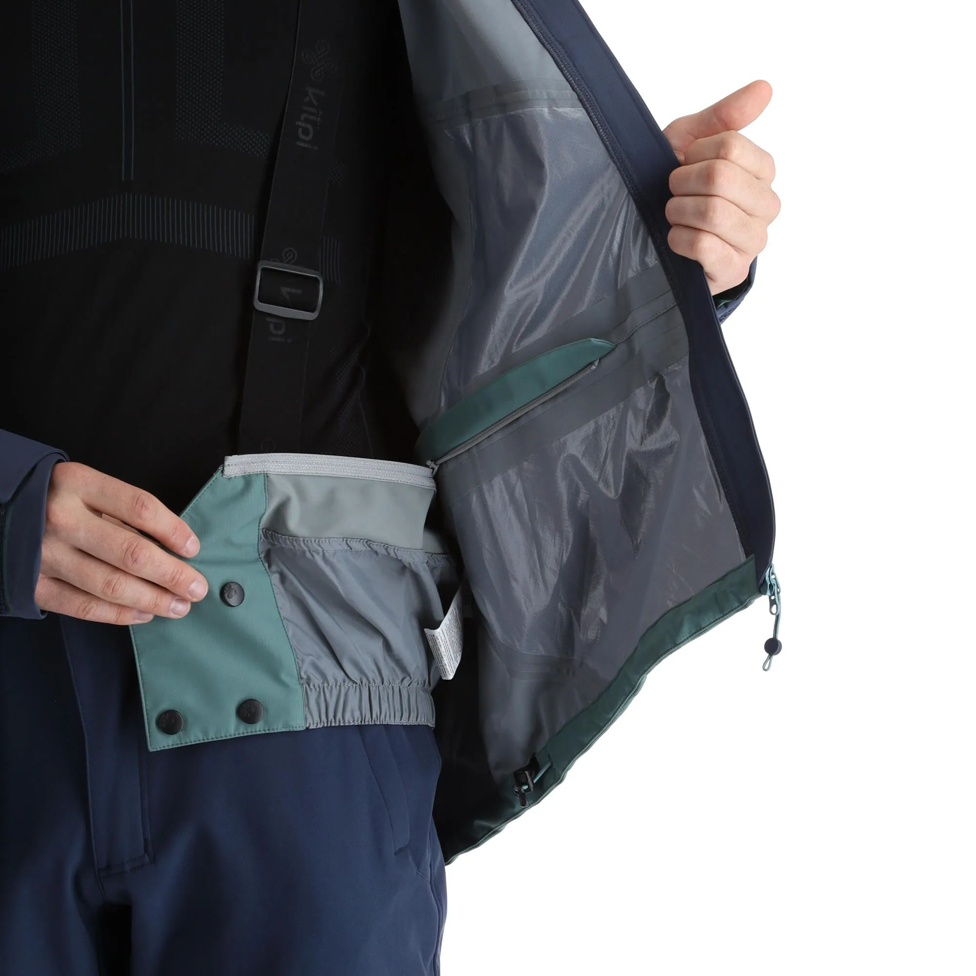 Kilpi, Metrix-M Hardshell Ski-jas Heren Dark Blauw 10 Kilpi, Metrix-M Hardshell Ski-jas Heren Dark Blauw - Afbeelding 10