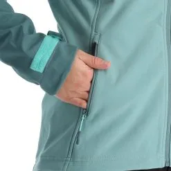 Kilpi, Ravia-W Softshell Ski-jas Dames Dark Groen -Cmp Ski-uitrusting Winkel kilpi ravia w ac softshell jas dames dark groen 22kilpi109v5 BI 10