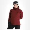Kilpi, Ravia-W Softshell Ski-jas Dames Dark Rood