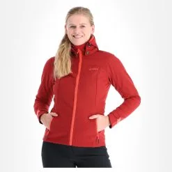 Kilpi, Ravia-W Softshell Ski-jas Dames Dark Rood