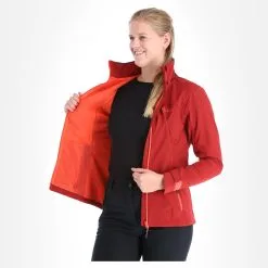 Kilpi, Ravia-W Softshell Ski-jas Dames Dark Rood -Cmp Ski-uitrusting Winkel kilpi ravia w ac softshell jas dames dark rood AC21kil124d BI 05