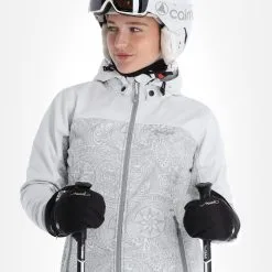 Kilpi, Ravia-W Softshell Ski-jas Dames Wit -Cmp Ski-uitrusting Winkel kilpi ravia w ac softshell jas dames wit 22kilpi109v2 BI 05