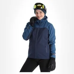 Kilpi, Ravia-W Softshell Ski-jas Grote Maten Dames Dark Blauw